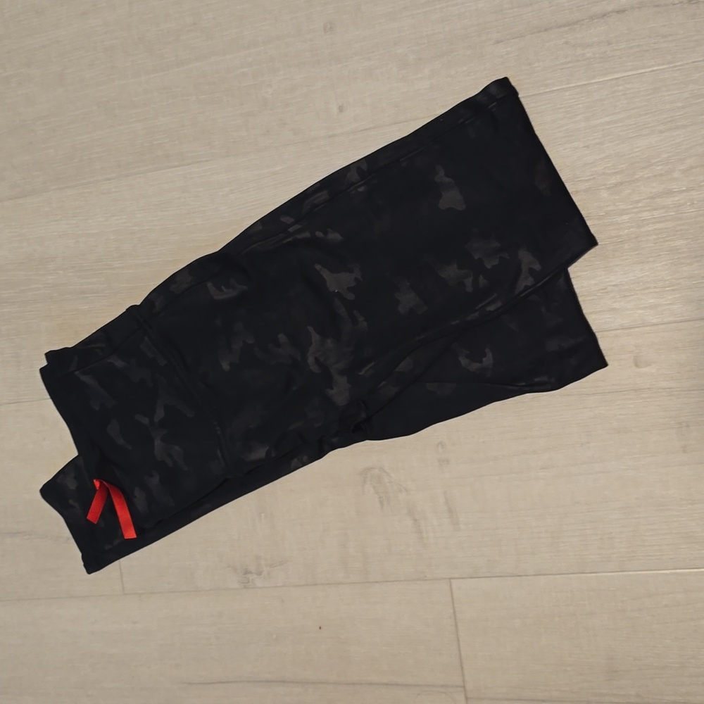 Spanx black camo pants
